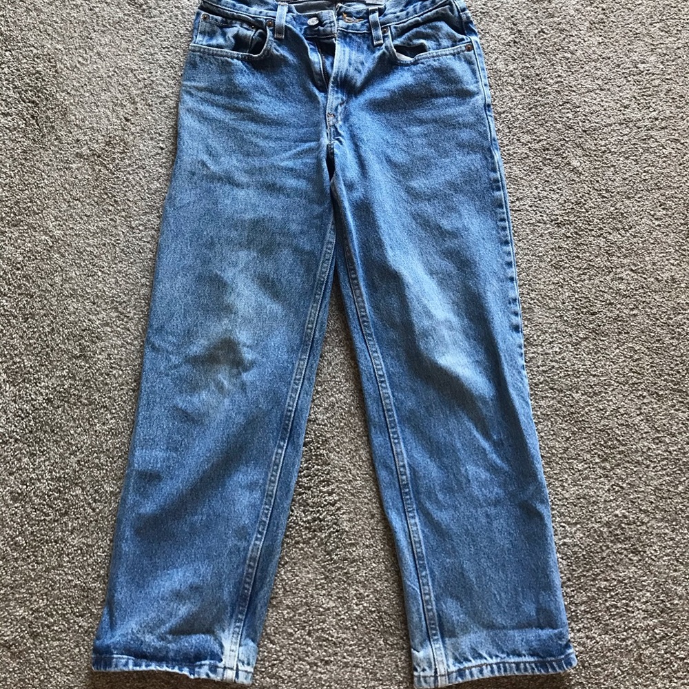 VINTAGE Levi’s 550 high waist straight leg jeans